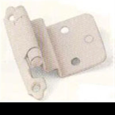 28642 White 3/8 In. Self-closing Inset Hinge, 2-pack With Screws