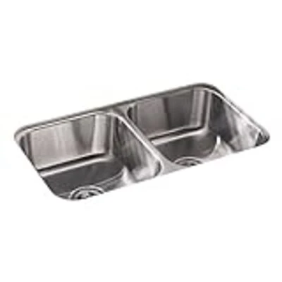 Mcallister 32 In. X 18 In. Stainless Steel Undermount Double Bowl Kitchen Sink