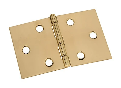 2 In. X 3-1/16 In. Solid Brass Desk Hinge (2-pack) Model N211888