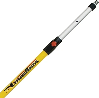 Super Tab-lok Extension Pole, 1-1/4 In Dia, 4.1 To 7.2 Ft L, Aluminum & Fiberglass