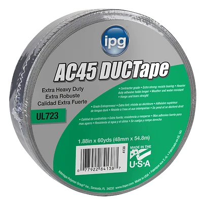 Ac45 Ductape 1.88 In. X 60 Yd. Extra Heavy Duty Silver Duct Tape