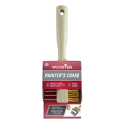 Wooster 1832 Painter's Comb Brush Cleaner, Brass and Steel
