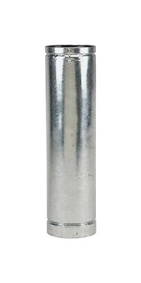Pellet Stove Pipe, L-Vent, 4 x 12-In.