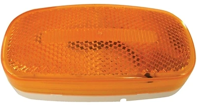 V180a Oval Red Clearance Light - 6-diode Led, Surface Mount