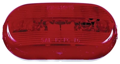 Peterson V135R Oblong Red 2 In. Clearance Light With Acrylic Lens