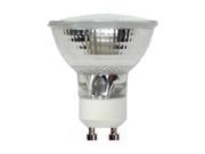 GE 61142 Halogen Bulb, 35 W, GU10 Lamp Base, MR16 Lamp, 200 Lumens, 2650 K Color Temp, 3000 hr Average Life