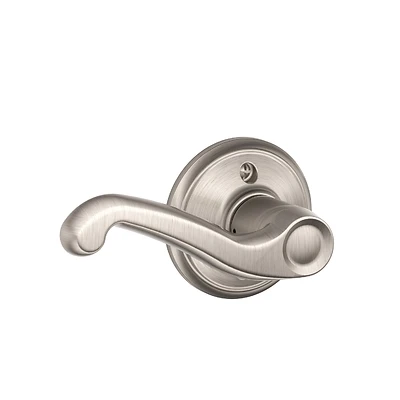 Satin Nickel Flair Left-Hand Single Dummy Lever