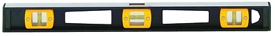 Johnson Contractor Top-Read Aluminum I-Beam Level, 3 Vials, 24-In.