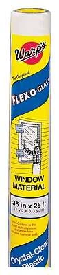Warp's Flex-O-Pane 10FP-3625 Clear Window Film, 36 In. X 75 Ft.