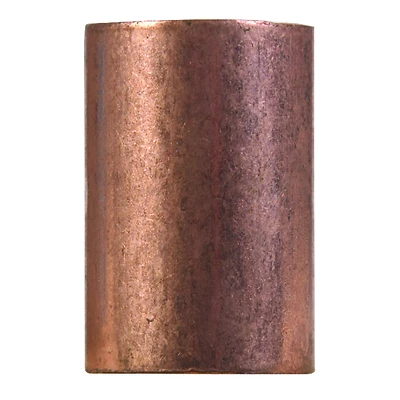 Copper Coupling with Stop, 1 In. Sweat