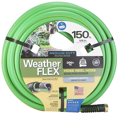 Swan SNHR58150 Garden Hose For Hose Reels, 5/8 In. x 150 Ft.