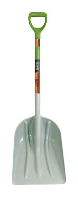2682700 Poly Scoop Shovel, 14 In W Blade, 46.5 In L, D-shaped Handle