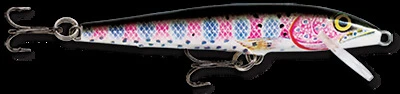 Rapala 0140-3045 Original Floating F05RT Fishing Lure, Rainbow Trout, 2 In.