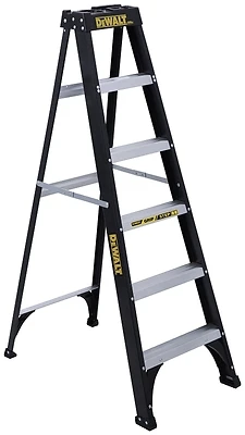Fiberglass Step Ladder, 250-Lbs., Type I, 6-Ft.