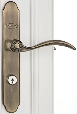 Larson 20297820 QuickFit Storm Door Handleset, Antique Brass