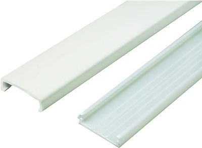 Wiremold NM1 Raceway Wire Channel, 5 Ft., 1-5/16 In. Ivory