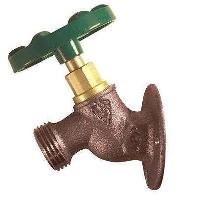 Arrowhead Brass Flange Sillcock, Lead-Free, 1/2 x 3/4 In. FIP x Hose
