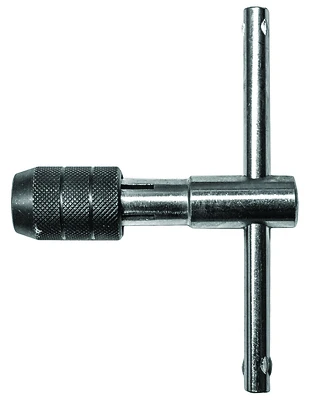 T-Handle Tap Wrench, Carbon Steel, 7.0 to 12.00 mm, 1/4 to 1/2-In.