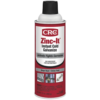 Cold Galvanizing Coating, Matte Gray, 13 oz.