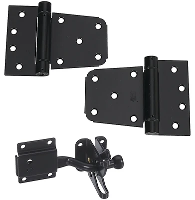 Self-Closing Gate Kit, Black, Surface Applications