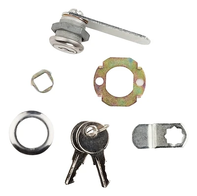 Door-Drawer Utility Lock, Chrome, 1/4 In.