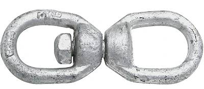 National Hardware N247-775 Chain Swivel, Galvanized Steel, 3/16 In., 700 Lb