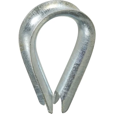 National Hardware N176-834 Rope Thimble, Zinc, 3/8 In.