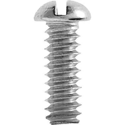 Danco 35154B Faucet Bibb Screw, #10-24 Thread, Brass, Chrome, 1 Pk