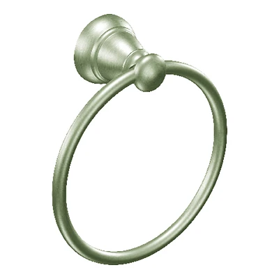 Moen Y2686BN Banbury Towel Ring, Brushed Nickel, 6 In. Dia.