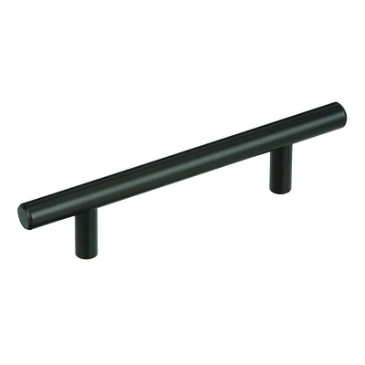 Bar Cabinet Pull, Black Bronze, 3-3/4 In.