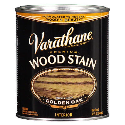 Golden Oak Premium Oil-Based Interior Wood Stain, Qt.