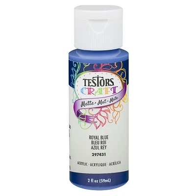 Acrylic Craft Paint, Royal Blue, 2-oz.
