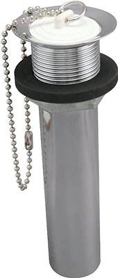 Plumb Pak PP820-75 Lavatory Plug, 1-1/4 In., Brass/Rubber, Chrome