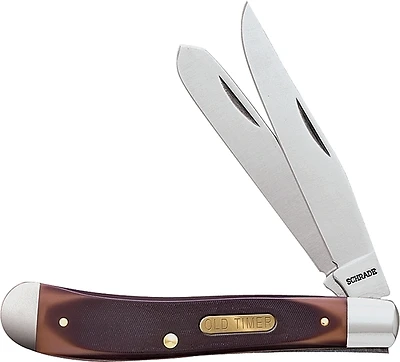 94ot Folding Pocket Knife, 3.875 In Blade, 2-blade High Carbon Stainless Steel