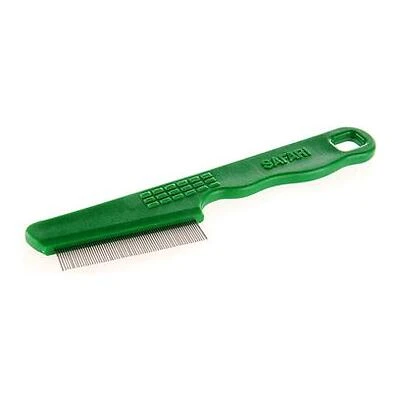 Safari Cat Grooming Flea Comb With Extended Handle, 6.25" L X 1.5" W