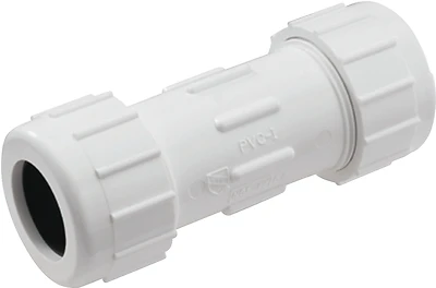 B & K 1/2 In. X 5 In. Double Seal Compression Pvc Coupling - Model 160-103