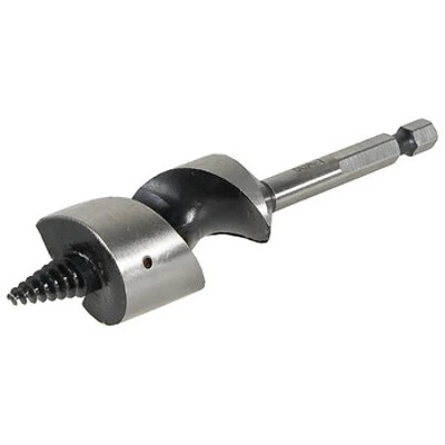 60a-1 1 Inch Auger Drill Bit, 4-1/2 Inch Overall Length, Hex Shank