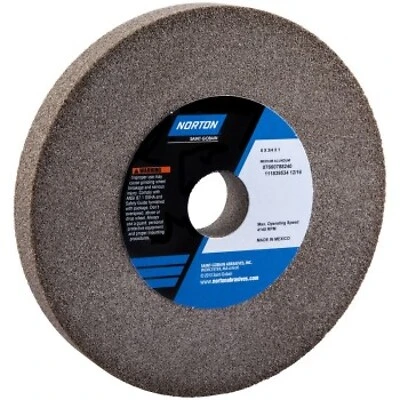 88240 6 In. Dia X 3/4 In. Thick Medium Grinding Wheel, 1 In. Arbor, Aluminum Oxide