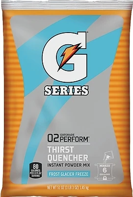 33676 Glacier Freeze Instant Powder Sports Drink Mix, 51 Oz Pouch, 14 Pk