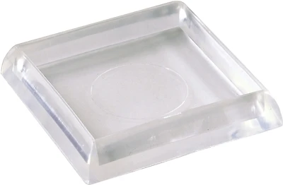 Shepherd Hardware 9089 Caster Cup, Clear Plastic, 1-7/8 In., 4-Pack