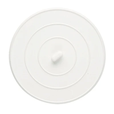 Plumb Pak PP820-14 Sink Stopper, Flat Suction, Rubber, White