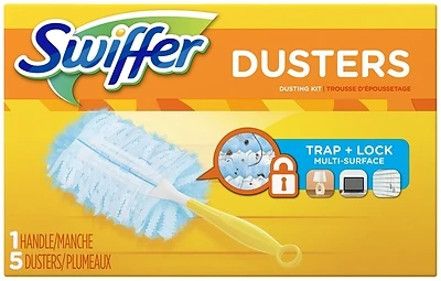Duster Starter Kit 6 In. Handle With 5 Disposable Dusters, Model 11804