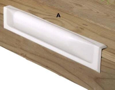Multinautic 15003 White PVC Corner Bumper, 10 In W x 10 In H