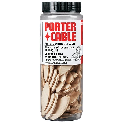 5562 #20 Plate Joiner Biscuits, Beechwood, 100 Pk, Natural