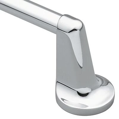 Moen 5824CH Aspen 24 In Towel Bar, Chrome, Zinc, Surface Mount