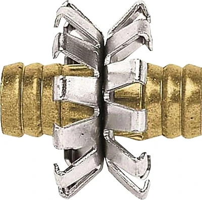 Gilmour 812154-1001 Brass Clinch Hose Mender, 1/2 In.