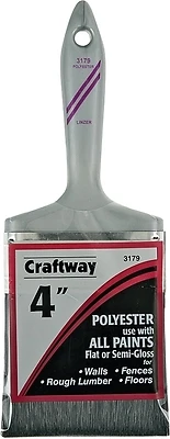 3179-sp 4 Inch Polyester Varnish Wall Paint Brush With Sash Handle