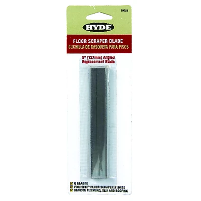 19453 Carbon Steel Replacement Floor Scraper Blade, 5 In L, 5 Pk