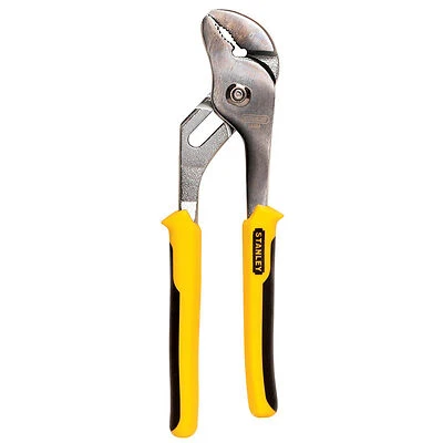 84-034 8-inch Bi-material Groove Joint Pliers With Ergonomic Handle