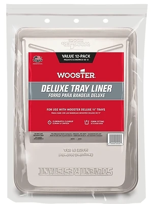 Br496-11 Deluxe Tray Liner, 11 In, 1 Qt, Polypropylene, 12 Pk